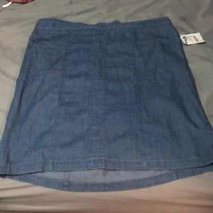 jean skirt
